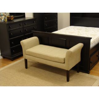 HomePop Decorative Fabric Bedroom Bench