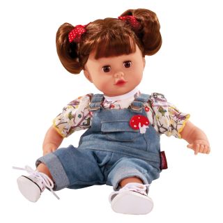 Gotz Muffin 13 in. Baby Doll with Overalls