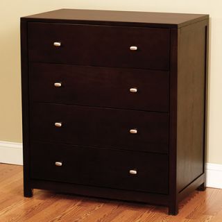 Jumbo 4 Drawer Dresser with Mirror by Chelsea Home
