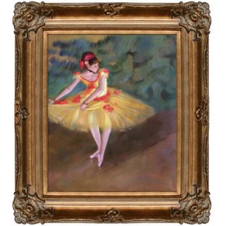 Tori Home Dancer Making Points by Degas Framed Hand Painted Oil on