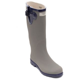 Womens Grey Matte Rubber Rain Boots   Shopping   Great