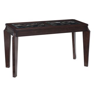 Magnussen Ombrio Wood and Glass Sofa Table   Cherry