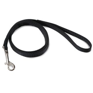 Majestic Pets Solid color Nylon/Nickle plated metal Six foot Dog Leash