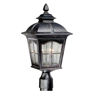 Vaxcel Arcadia Outdoor Post Light   9W in. Burnished Patina   Outdoor Post Lighting