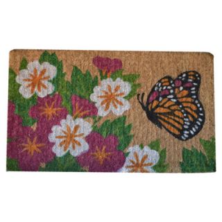 Imports Decor Woven Butterfly Garden Doormat