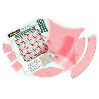 Omnigrid Rotary Cutting Double Wedding Ring Template  