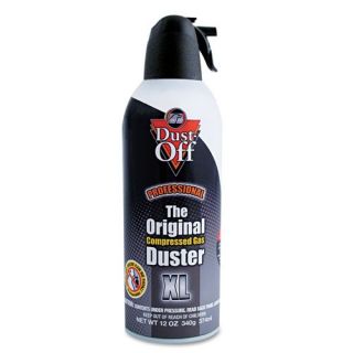 Falcon Safety Dust Off Disposable Compressed Gas Duster, 12 Oz Can