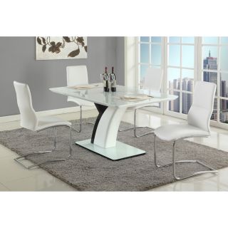 Chintaly Natasha 5 Piece Dining Table Set with Piper Chairs   Dining Table Sets