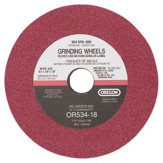 Oregon Chain Sharpener Replacement Grinding Wheel — 1/8in. Thickness, For 1/4in.-Pitch, .325in.-Pitch (33, 34, 35 Series Chains Only), Mini 3/8in.-Pitch (90, 91 Series Chains Only)  Replacement Grinding Wheels