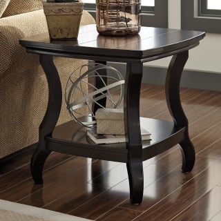 Signature Design By Ashley Tellbane Black Square End Table