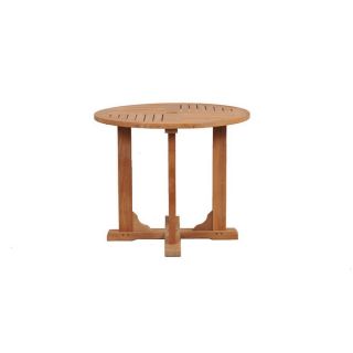 Grade A Teak 36 inch Round Dining Patio Table   Shopping