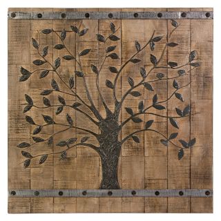 IMAX Tree Of Life Wood Wall Panel   36W x 36H in.   Wall Art