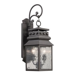 ELK Lighting Forged Lancaster 47065/2 2 Light Outdoor Wall Sconce   Outdoor Wall Lights