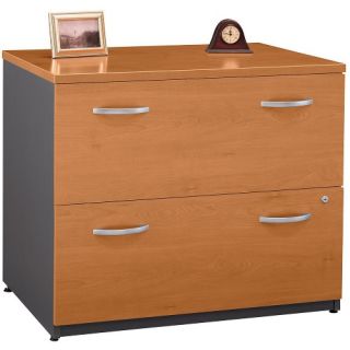Bush Series C Lateral File Cabinet in Natural Cherry   File Cabinets
