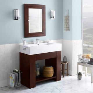 Ronbow 031436 H01 Zenia 36 in. Single Bathroom Vanity Set   Single Sink Vanities