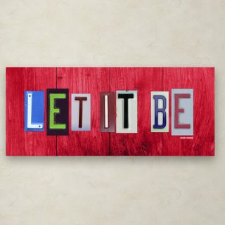 Let It Be by Design Turnpike Graphic Art on Wrapped Canvas