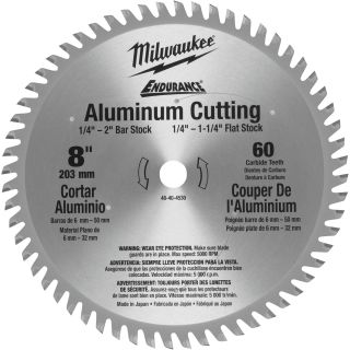 Milwaukee Aluminum Circular Saw Blade — 8in., 60T, Model# 48-40-4530