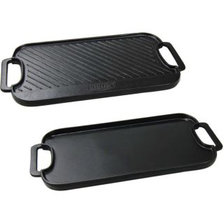 Bayou Classic Cast Iron 14 inch Reversible Griddle