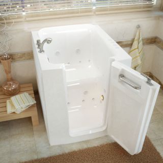 Mountain Home 32x38 Right Drain White Air and Whirlpool Jetted Walk in