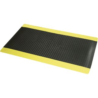 NoTrax Cushion Trax Ultra Floor Mat — 2ft. x 3ft., Black/Yellow, Model# 975S0023YB  Anti Fatigue Matting