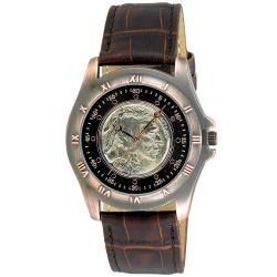 August Steiner Mens Buffalo Nickel Collectors Copper Coin Watch