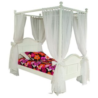 Emma 4 post Twin Bed with Tall Headboard and Footboard