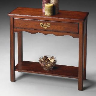 Butler Console Table 28H in.   Plantation Cherry