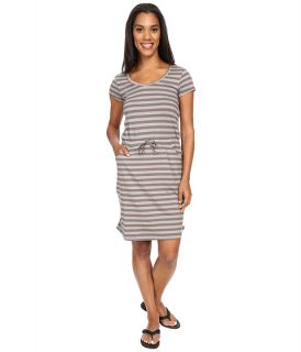 Toad&Co Tica Dress Cocoa Stripe