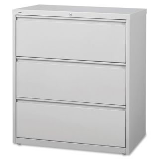 Lorell 3 Drawer Lt. Gray Lateral Files