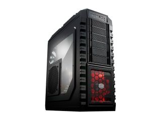 Cooler Master HAF X   High Air Flow Full Tower Computer Case with Windowed Side Panel and USB 3.0 Ports