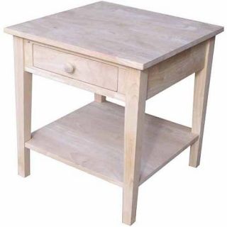 International Concepts Ot 8E Spencer End Table, Ready To Finish