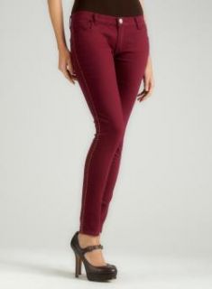Romeo & Juliet Couture Burgundy Skinny Jean  ™ Shopping