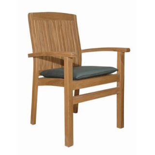 Anderson Teak Chatsworth Stacking Dining Arm Chair with Cushion (Set of 4)