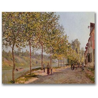 Trademark Fine Art "June Morning In Saint Mammes" Canvas Wall Art by Alfred Sisley
