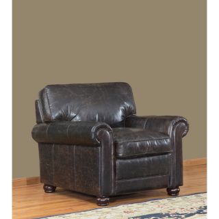 Genesis Brown Leather Cowhide Chair   Shopping   Great Deals