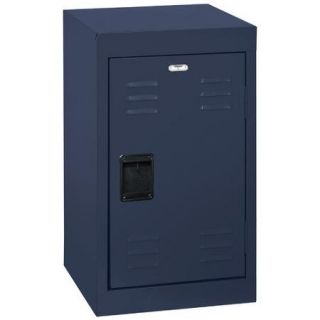 Sandusky 1 Tier Welded Steel Storage Locker, 24"H, Navy Blue