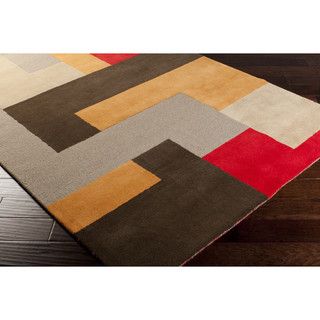 Hand tufted Madge Multi Colored Wool Rug (26 x 8)  