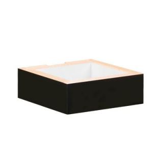 Salsbury Industries 31000 Series 12 in. W x 4 in. H x 12 in. D Base for Wood Cubbies in Black 31012