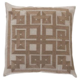 Surya Intersected Geometrics Cotton Throw Pillow