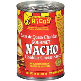 Ricos With Jalapeno Peppers Nacho Cheddar Cheese Sauce, 15 oz
