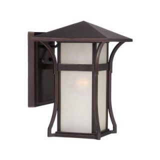 Acclaim Lighting Tahiti Collection 1 Light Outdoor Architectural Bronze Wall Mount Lantern 96022ABZ