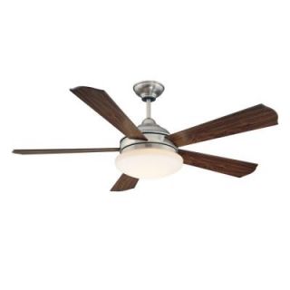 Illumine Britton 52 in. Satin Nickel Ceiling Fan CLI SH202853007