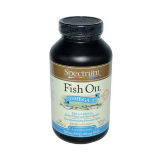 Spectrum Essentials 330571 Fish Oil Omega 3 1000 Mg 250 Softgels