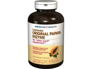 Original Papaya Enzyme   American Health Products   600   Chewable