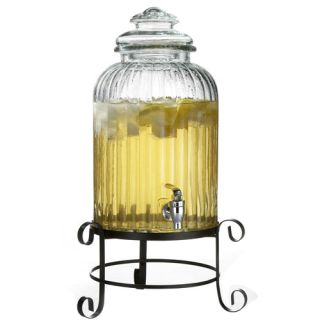 Style SetterGlass Beverage Dispenser with Stand