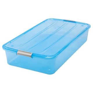 IRIS 50 Quart Underbed Buckle Up Box   6 Pack