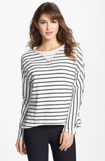 Marc New York by Andrew Marc Stripe High/Low Pullover