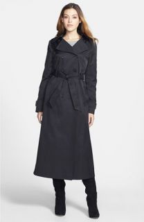 DKNY Double Breasted Maxi Trench Coat (Regular & Petite)