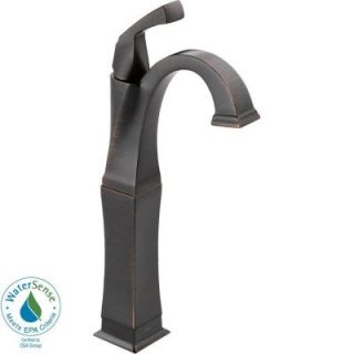 Delta Dryden Single Hole Single Handle Vessel Bathroom Faucet with Touch2O.xt Technology in Venetian Bronze 751T RB DST
