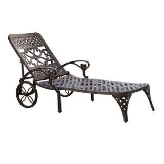Home Styles Biscayne Black Patio Chaise Lounge 5554 83